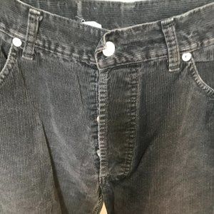 DONOVAN CORDUROY JEANS MEN SZ 34 X 32 BUTTON FLY DARK BROWN  MADE IN FRANCE